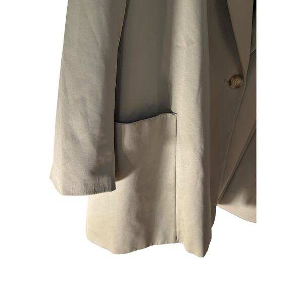 ASOS Edition Curve Women’s Plus 24 Light Green Single Breasted One Button Blazer - Picture 3 of 11